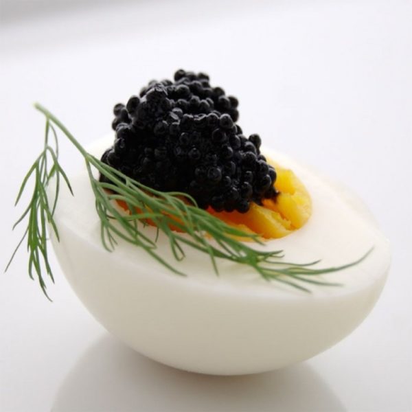 Caviar and truffles
